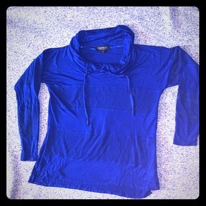 Lord and Taylor royal blue work out blouse